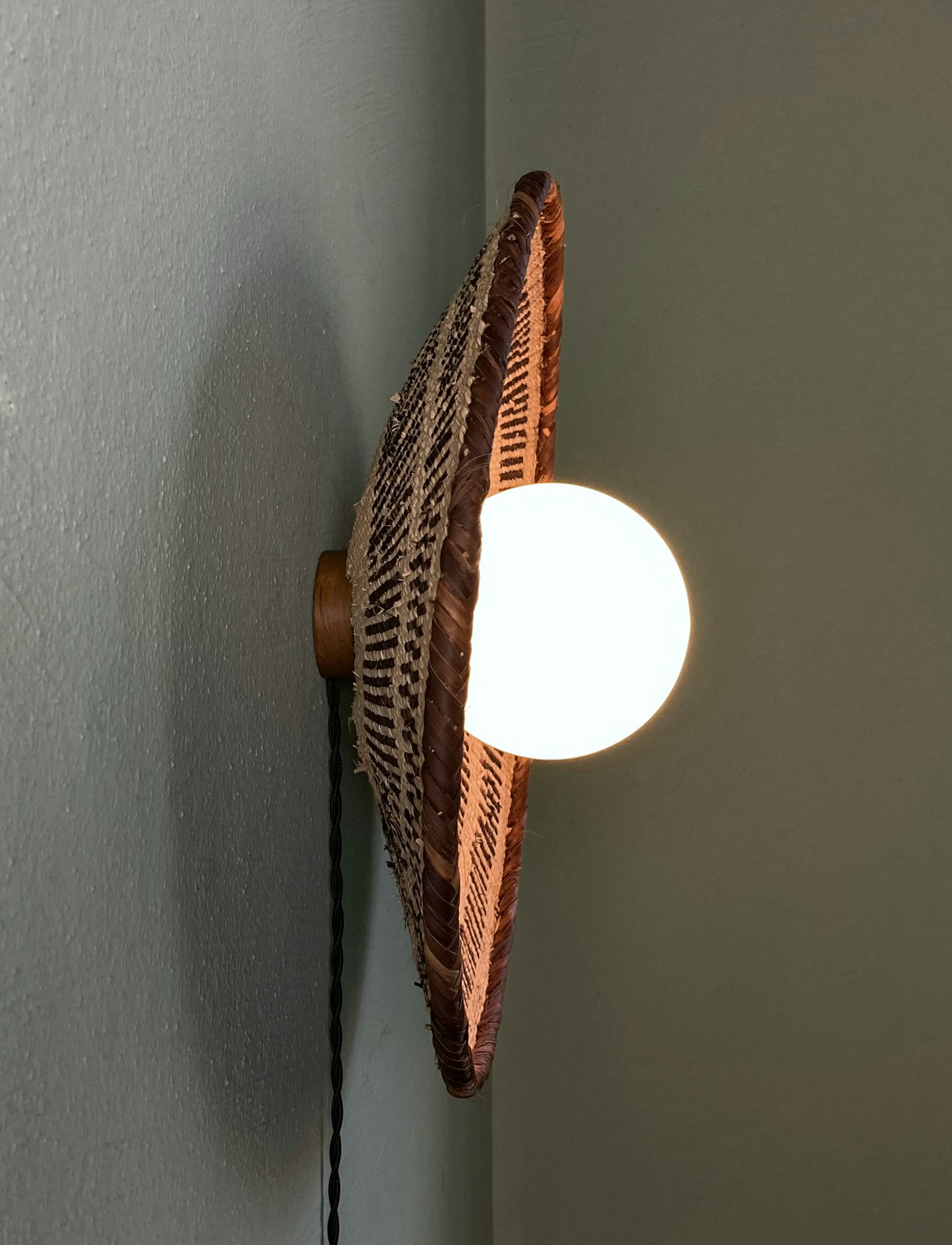 Mbinga basket wall light (no.2)