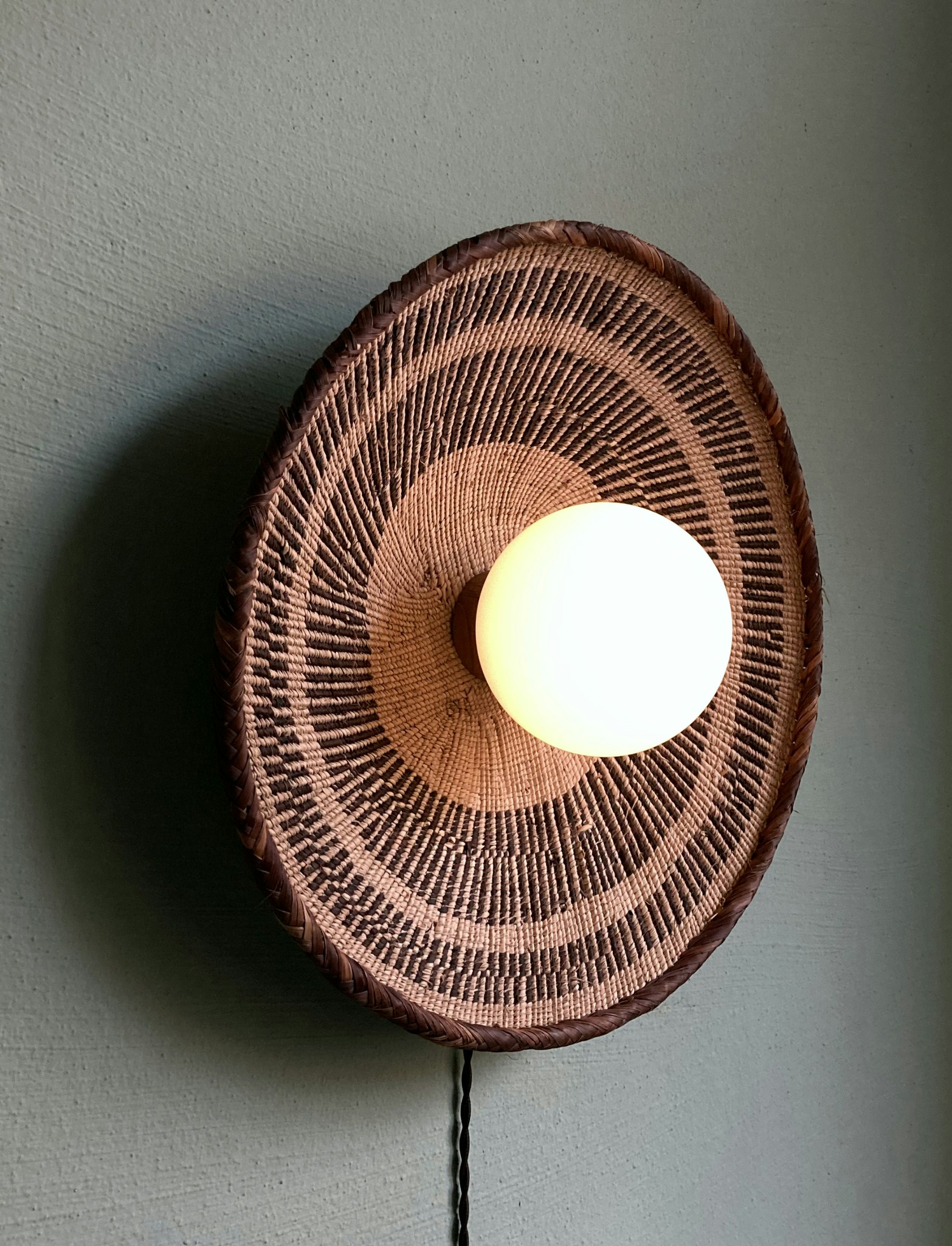 Mbinga basket wall light (no.2)