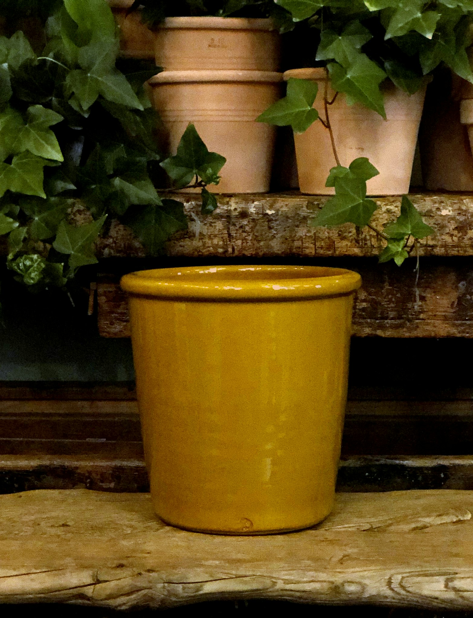 Handmade terracotta pot