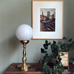 Upcycled vintage table lamp