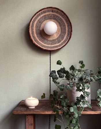 Mbinga basket wall light (no.2)