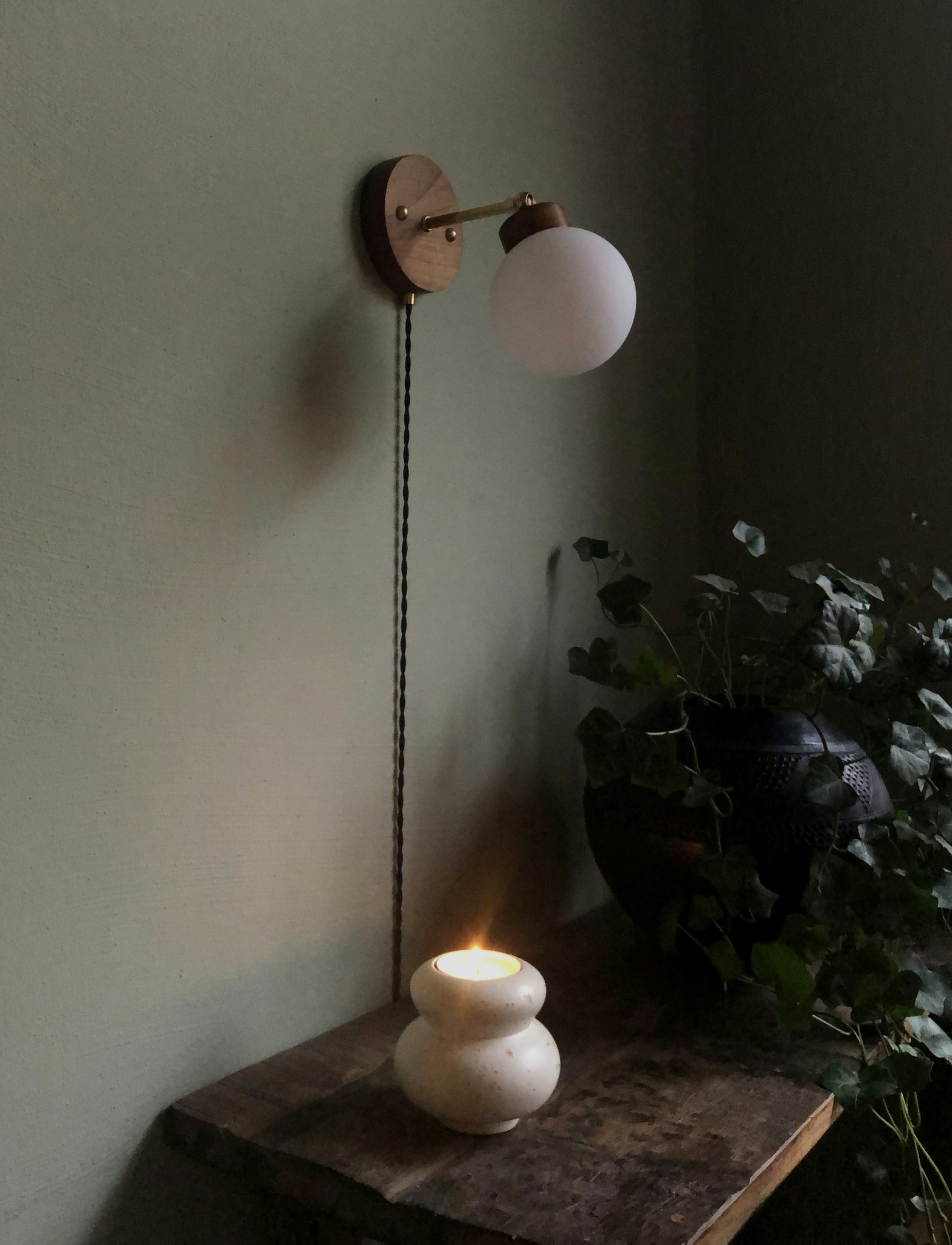 Ws1 handmade wall light