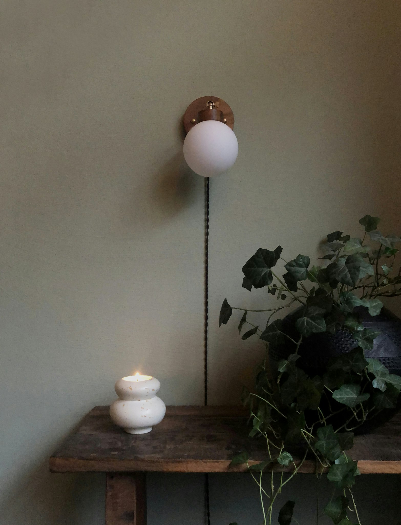 Ws1 handmade wall light