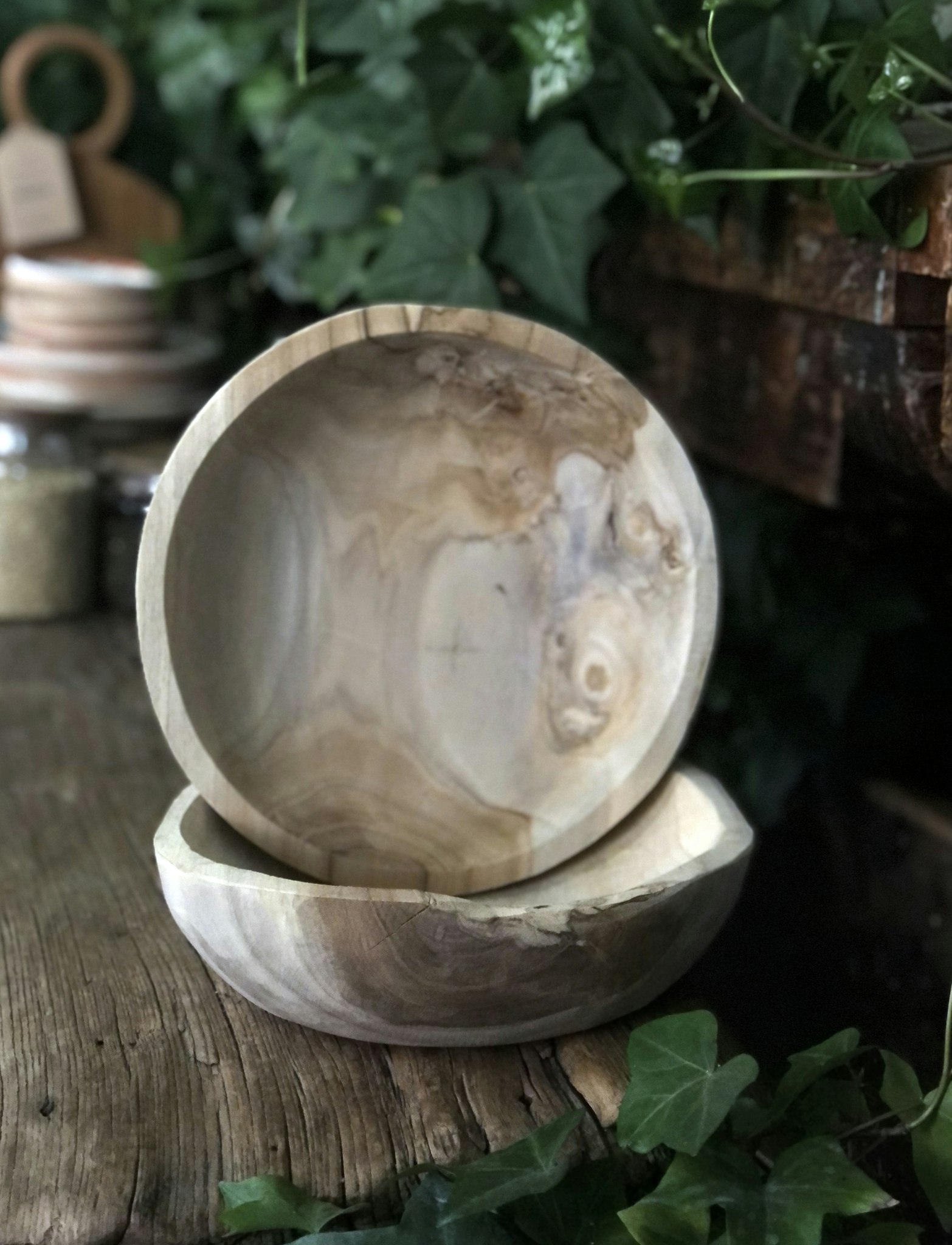 Handmade wooden bowl