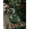 Green bottle vase