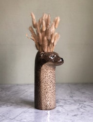 Hand painted - Otter vase