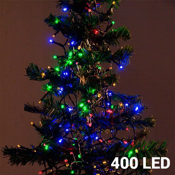 Flerfärgad Julbelysning 400 LED