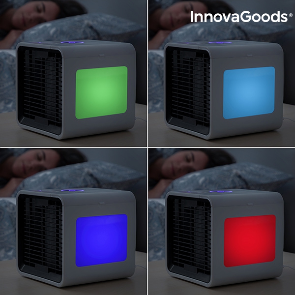 Freezy Cube Luftkylare med LED multicolor