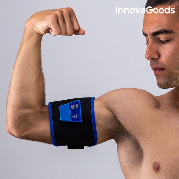Bälte med EMS Elektrisk Muskelstimulator biceps