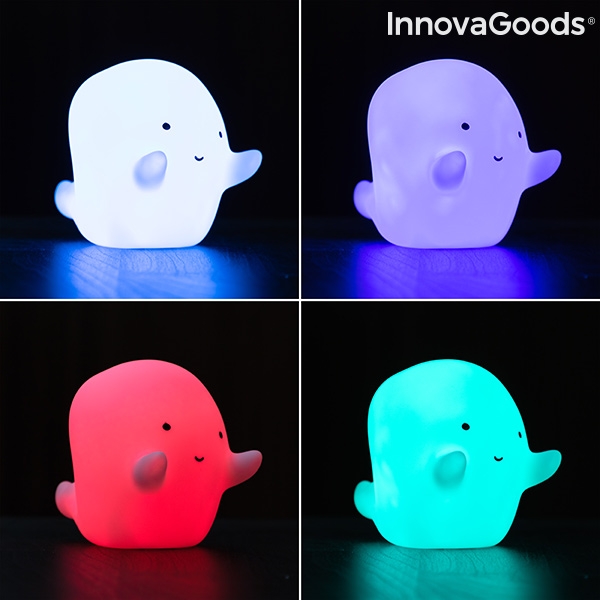 Nattlampa spöke i flera olika färger