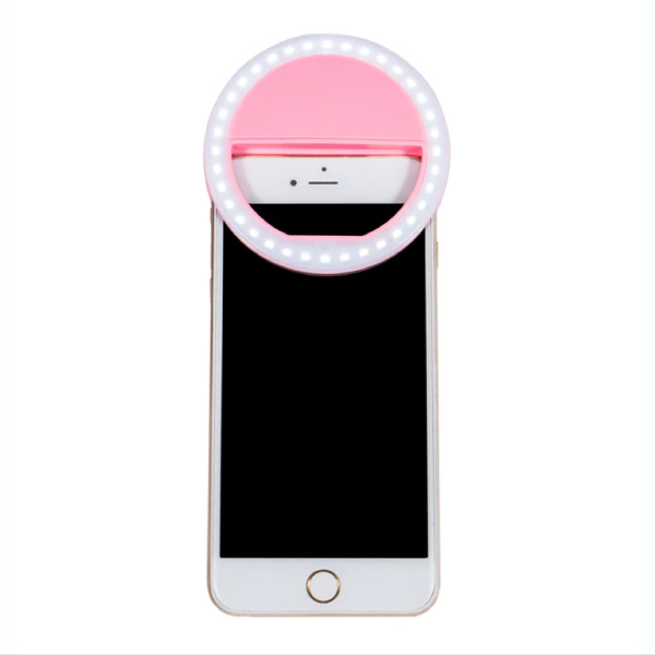 Portabel Selfie LED Light Ringljus för Mobil