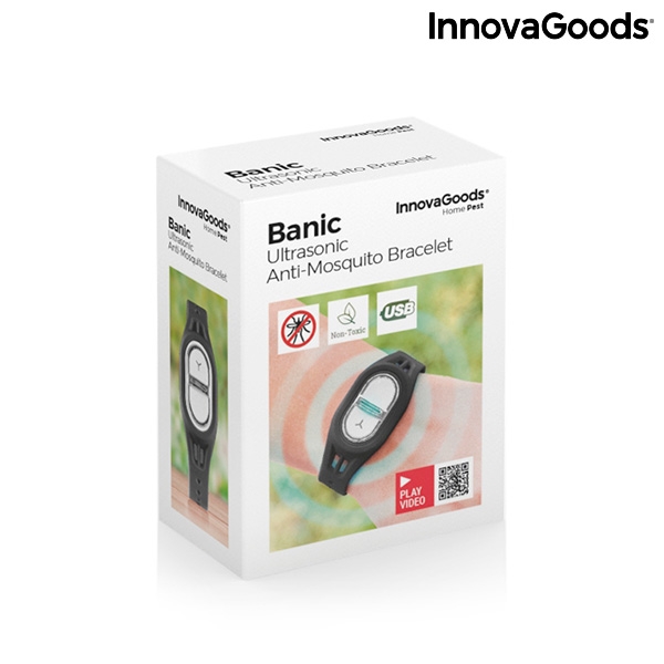 Uppladdningsbart Myggarmband Ultraljud BANIC