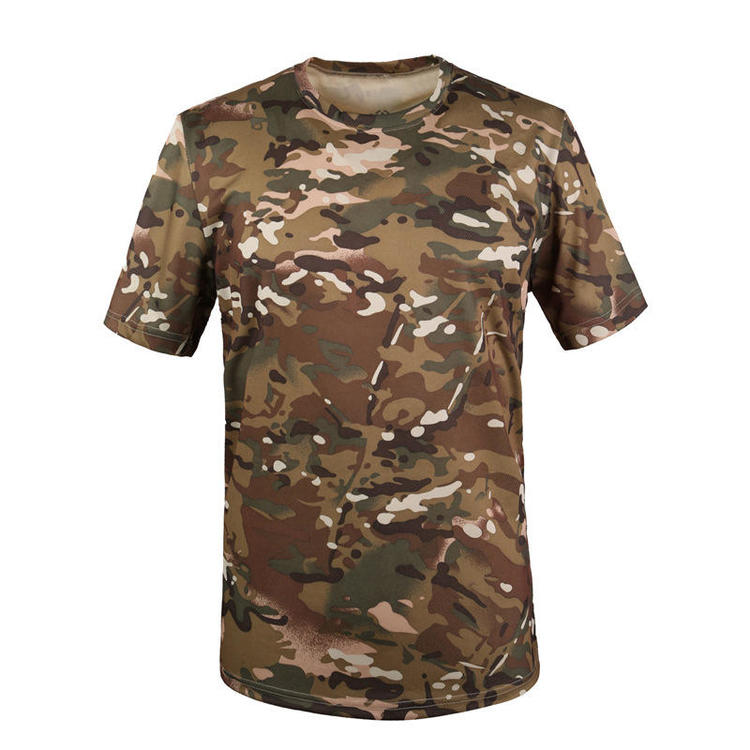 Funktions T-shirt i Kamouflage