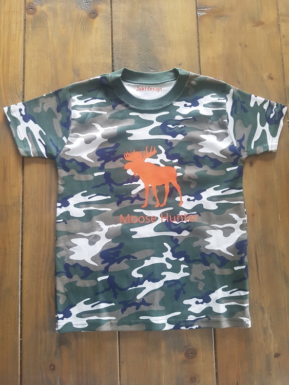 T-shirt Kamouflage Barn