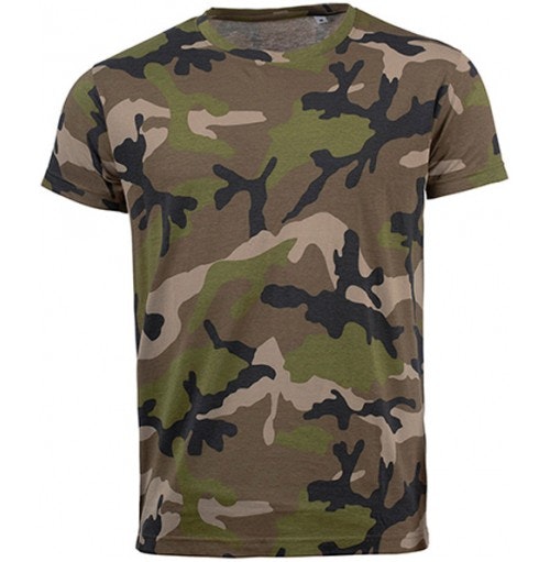 Designa din egen Kamouflage T-shirt GRÖN