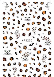 Nail stickers, leopard