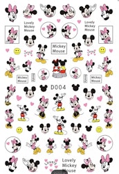 Nail stickers minney mouse