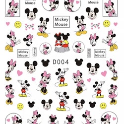 Nail stickers minney mouse