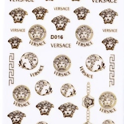 Nail stickers versace