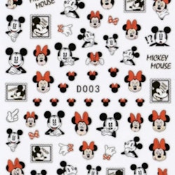 Nail stickers, mickey mouse