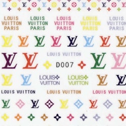 Nail stickers LV färg