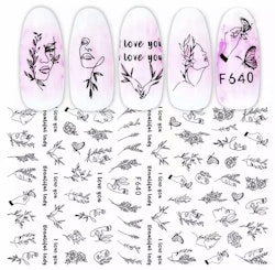 Nail stickers Xl Femenin