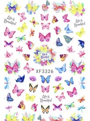 Fjärilar mix watercolor