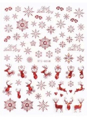 Nail stickers röd jul