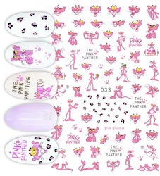 Nail stickers rosa pantern