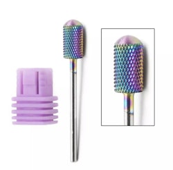 Nail drill bit round ball