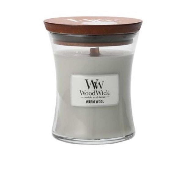 WoodWick - Warm Wool - Mellan Doftljus