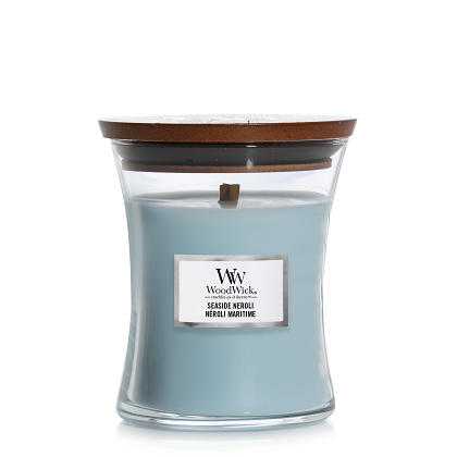 WoodWick Lavender & Cederträ Medium Doftljus