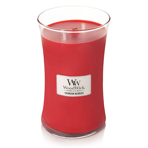 WoodWick - Crimson Berries (Juldoft) - Stort Doftljus