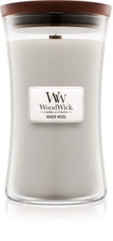 WoodWick - Warm Wool - Stort Doftljus