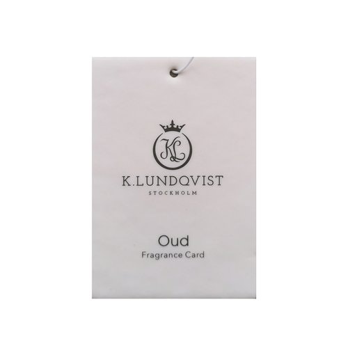 K. Lundqvist - Bildoft OUD - Mysk, svart vanilj och oud  (Utgående modell)