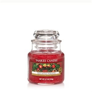 Yankee Candle - Red Apple Wreath - Litet doftljus (Juldoft)