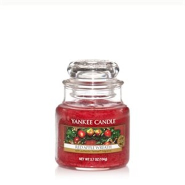 Yankee Candle - Red Apple Wreath - Litet doftljus (Juldoft)