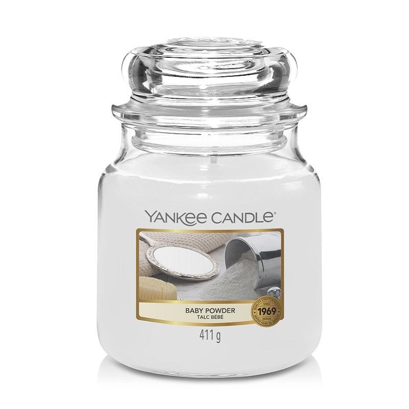 Yankee Candle Baby Powder Medium Doftljus