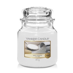 Yankee Candle Baby Powder Medium Doftljus