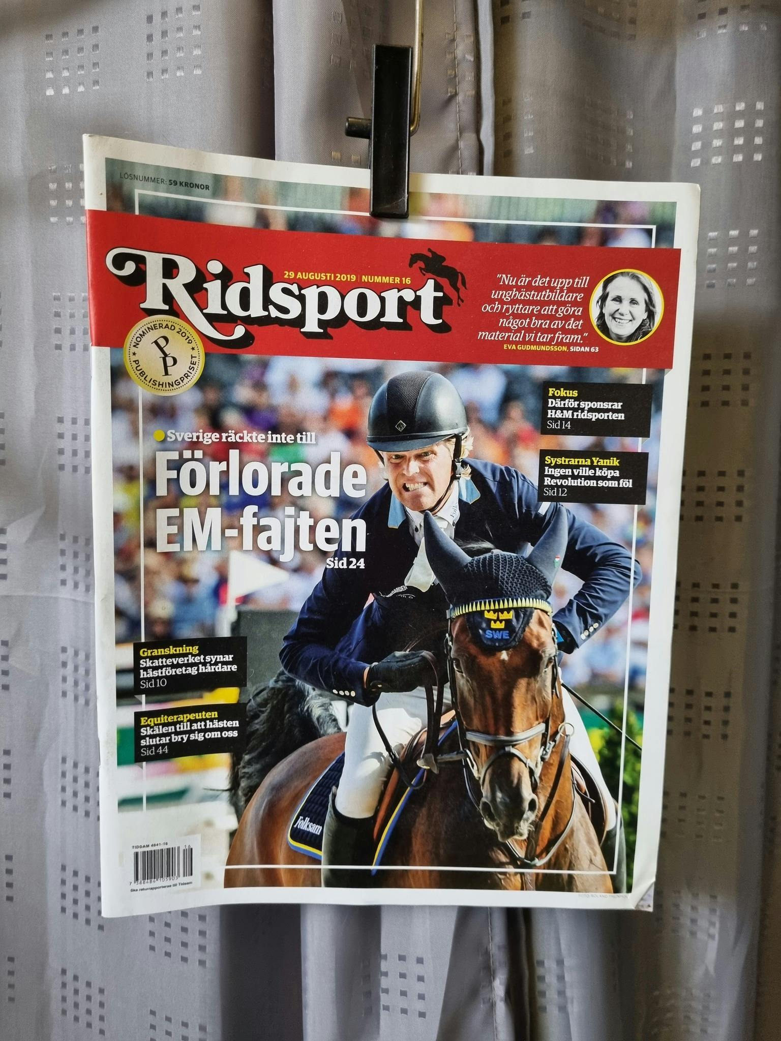 Tidning: Ridsport 16/2019