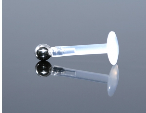 Bioflex labret piercing med boll