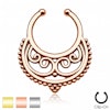 Fake septum med ornament