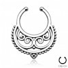 Fake septum med ornament