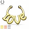 Fake Septum clicker "Love"