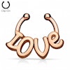 Fake Septum clicker "Love"