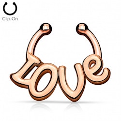 Fake Septum clicker "Love"