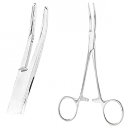 Hemostat böjd