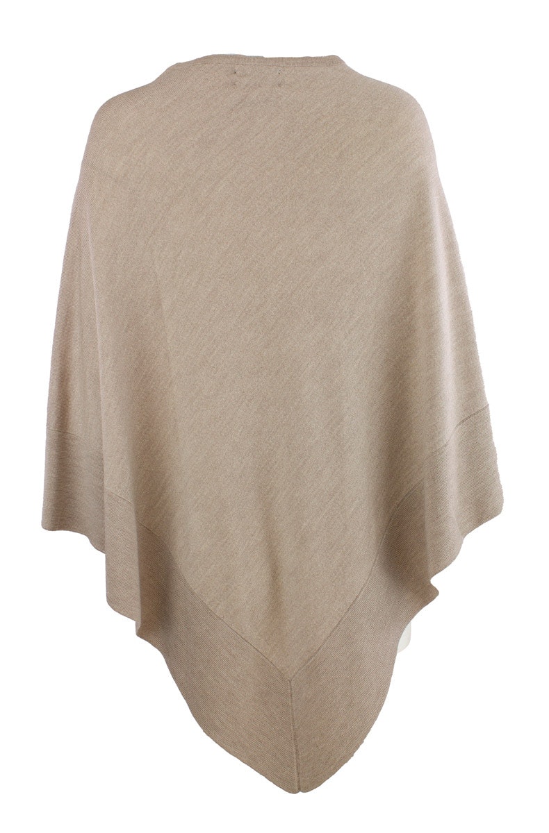 stickad poncho från boheme