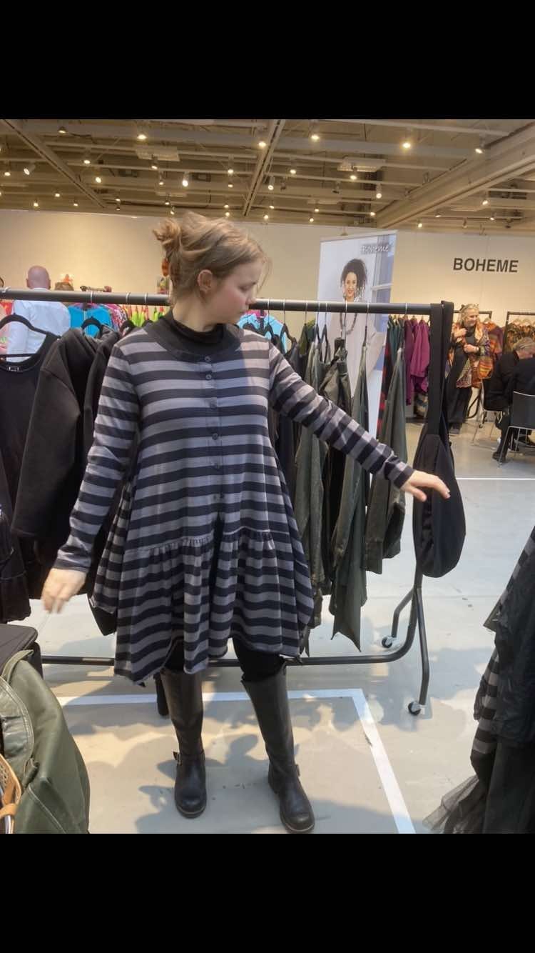 randig jacka i jersey från plü