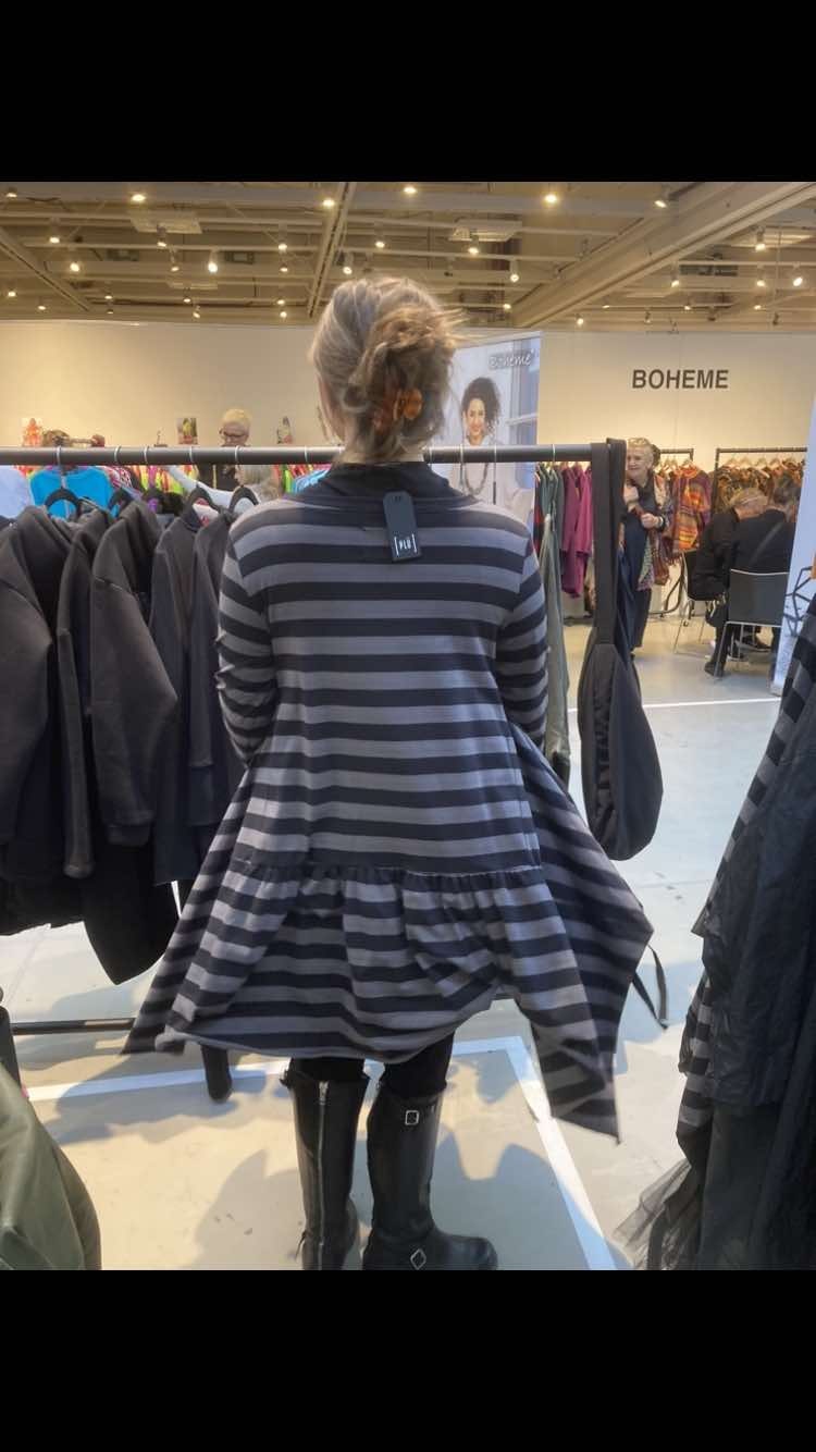 randig jacka i jersey från plü